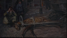 Daily Breader - oil, canvas