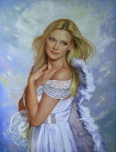 Anya - oil, canvas
