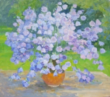 Blue Bells - oil, canvas