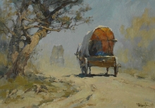 Vagons - oil, canvas