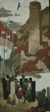 Prayer - oil, canvas